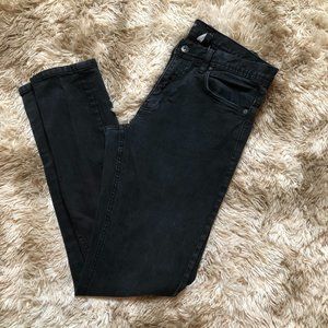 EST. Nineteen 91 Jeans Size 32 Black Skinny Straight Leg Denim Jeans